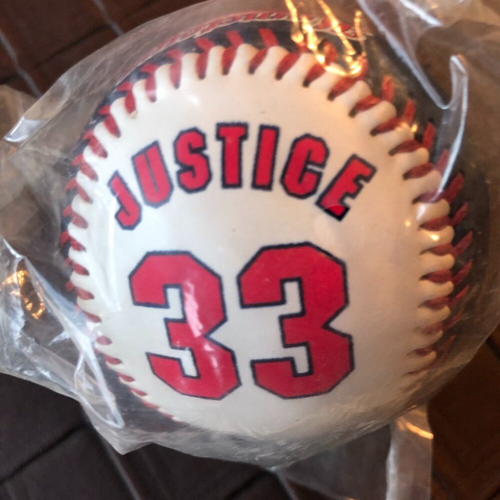 David Justice Cleveland Indians Baseball New Home Town Superstar